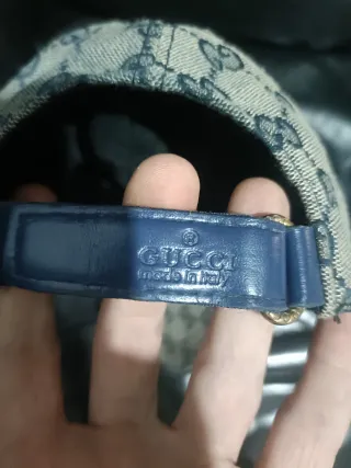 Gorra Gucci Beige y Azul