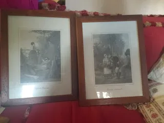 2 quadri antichi in lamina