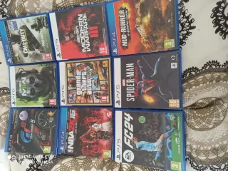 Lote Juegos PS5: Call of Duty, GTA V, Spider-Man