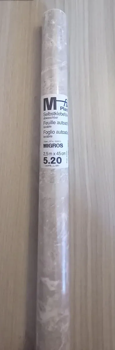 Foglio autoadesivo Migros 2.5m x 45cm