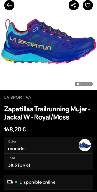 Zapatillas La Sportiva Trail Talla 42.5 nuevas