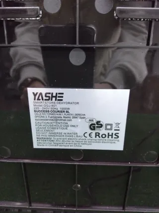 Deshidratador de alimentos YASHE