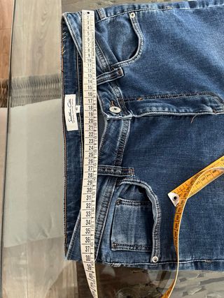 Pantalón vaquero elástico mujer