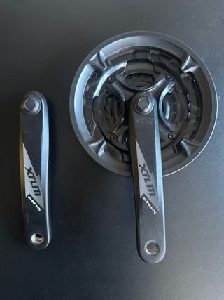 Bielas y plato bicicleta MTB