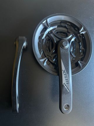 Bielas y plato bicicleta MTB