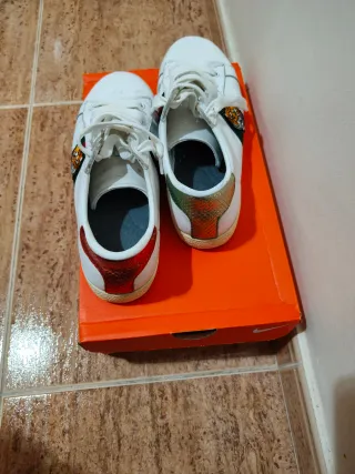 Deportivas Gucci Ace Cuero