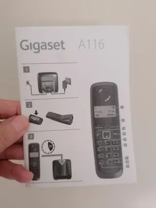 Gigaset A116 Teléfono Inalámbrico Negro