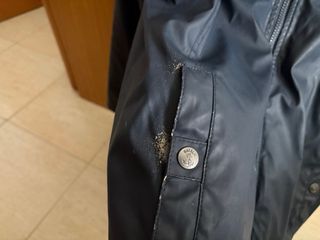 Chaqueta impermeable mujer azul talla 40.