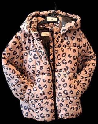 Chaqueta niña estampado leopardo
