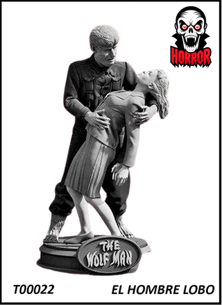 Figura Resina el hombre lobo