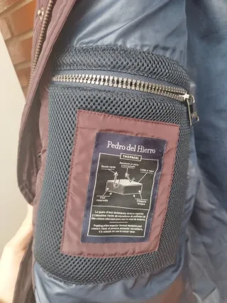 Abrigo acolchado Pedro del Hierro morado