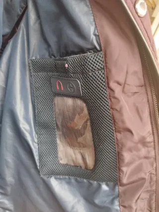 Abrigo acolchado Pedro del Hierro morado