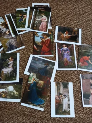 Set di cartoline Preraffaellite