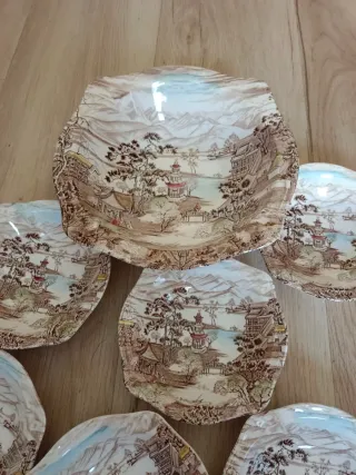 Johnson Bros Juego Platos Asiáticos