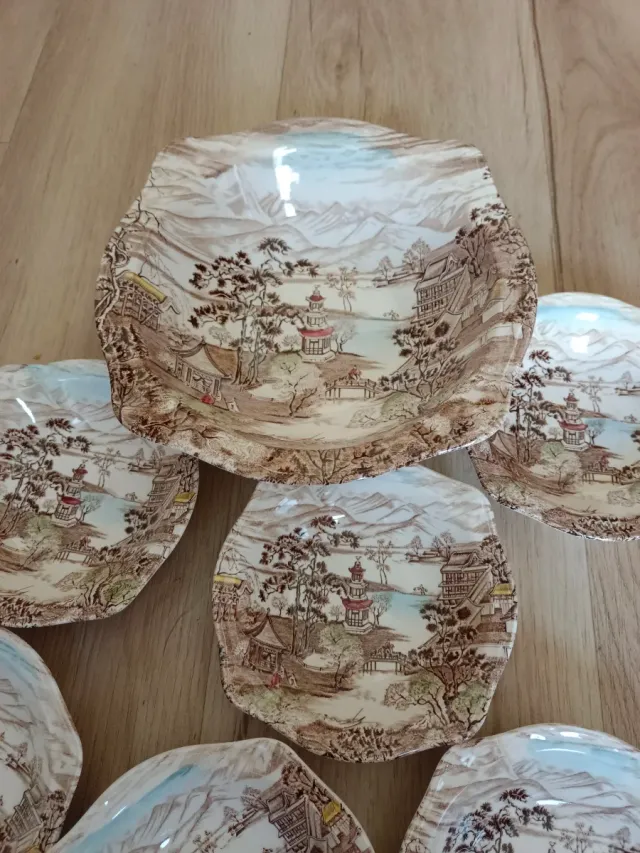 Johnson Bros Juego Platos Asiáticos