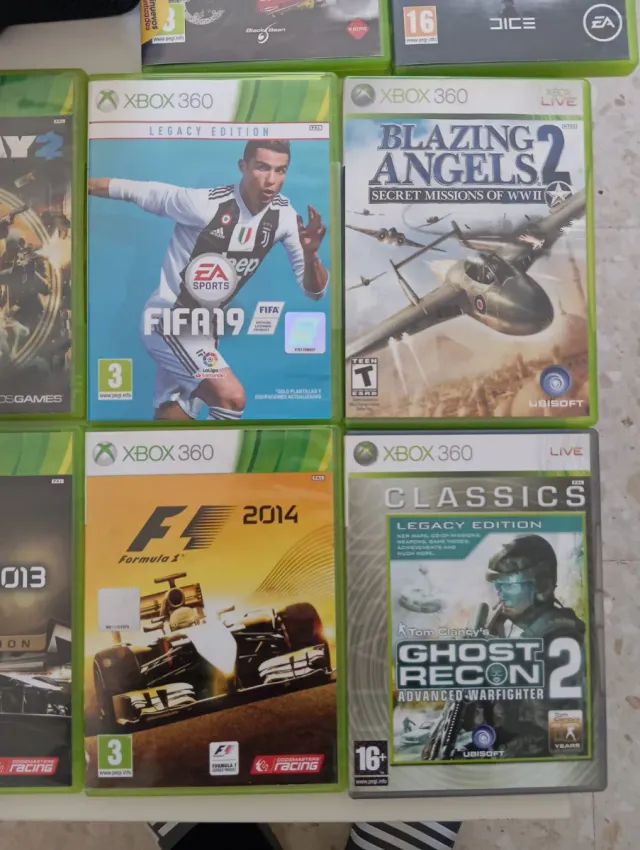 Xbox 360 120GB HDD + 2 Mandos + 12 Juegos