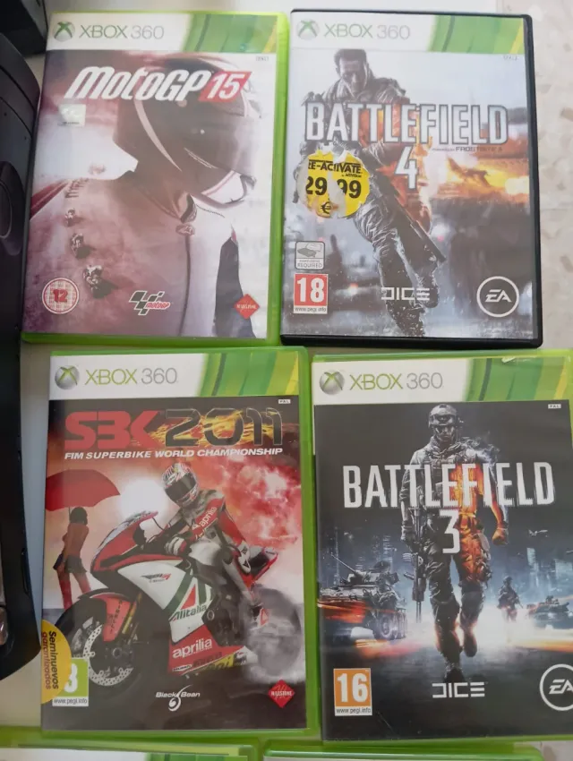 Xbox 360 120GB HDD + 2 Mandos + 12 Juegos