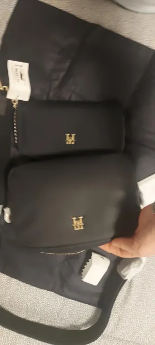 Portagioie Tommy Hilfiger blu