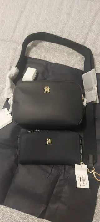 Portagioie Tommy Hilfiger blu