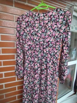 Vestido estampado flores mujer