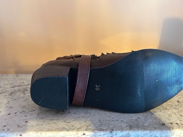 Botas de cuero estilo cowboy