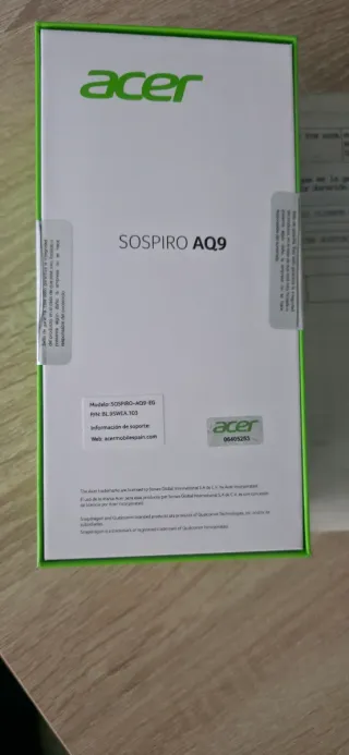 Acer AQ9 5G Sin Abrir + Factura