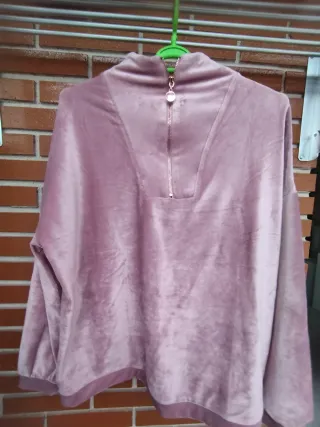 Pijama Mujer Terciopelo Rosa