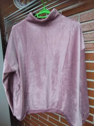 Pijama Mujer Terciopelo Rosa