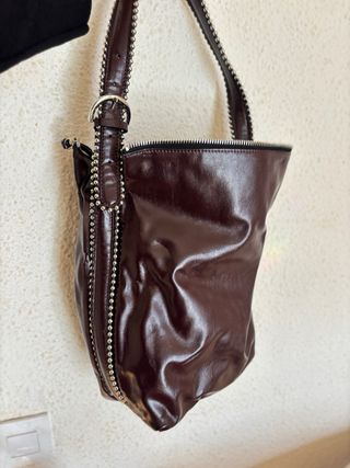 Bolso Zara Vino Gran Capacidad