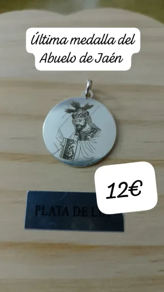 Colgante plata Abuelo de Jaén