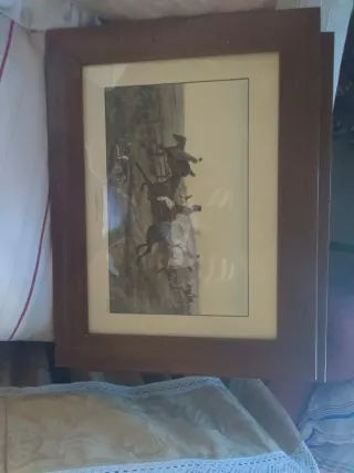 2 cuadros laminas antiguas