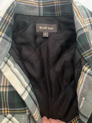 Camisa cuadros Blue Day Talla S