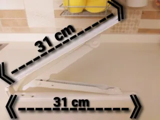 Dos escuadras Abatibles Plegables