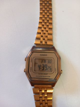 Orologio unisex Casio dorato