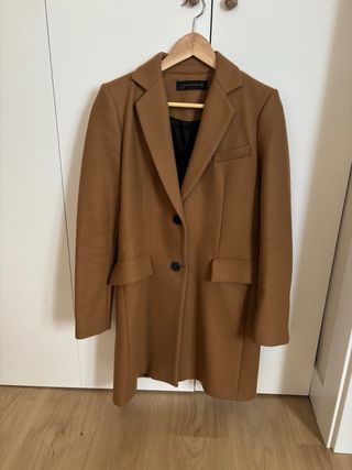 Abrigo Camel Zara Talla S