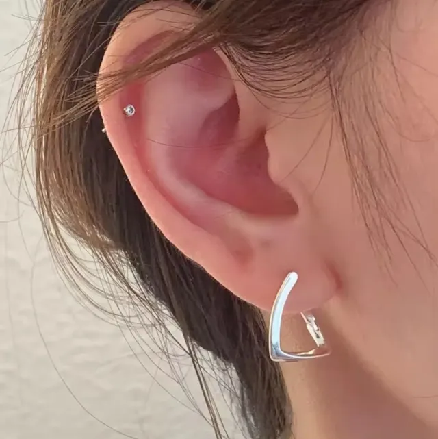 Pendientes de Plata con Sello de Garantía