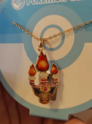 Collana Pokemon Center Flareon Oro Rosso