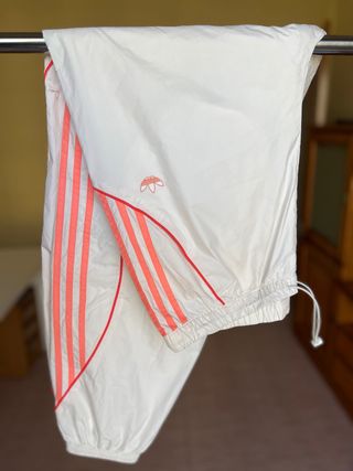 Pantalones Adidas Originals Vintage Blancos y rosa