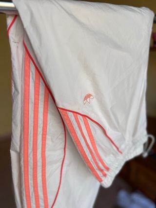 Pantalones Adidas Originals Vintage Blancos y rosa