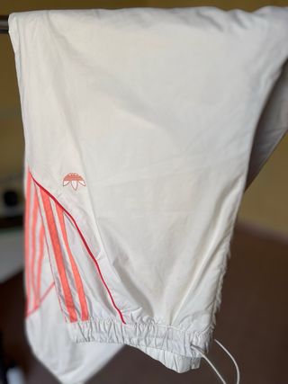 Pantalones Adidas Originals Vintage Blancos y rosa