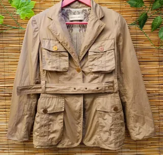 Chaqueta Beige Purificación García Talla S