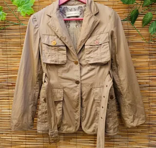 Chaqueta Beige Purificación García Talla S