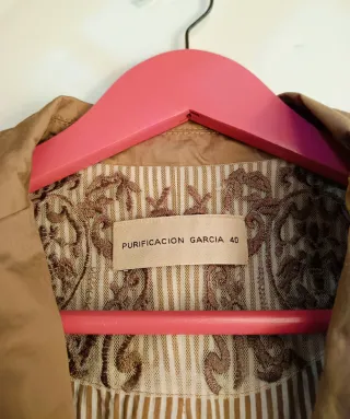 Chaqueta Beige Purificación García Talla S
