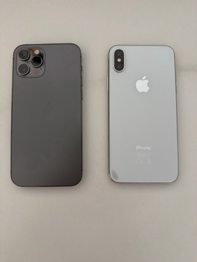 iPhone 12 Pro 128GB + iPhone X anniversario 64GB