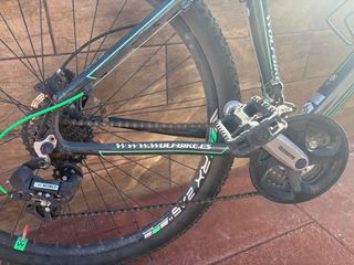 Bicicleta Montaña Wolfbike Negra/Verde