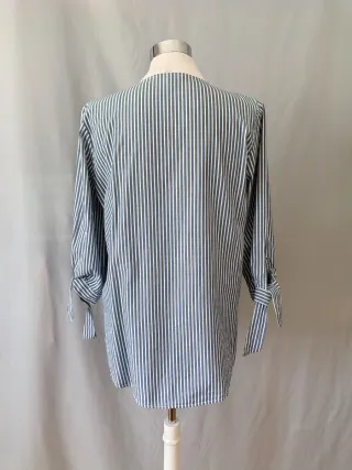 Blusón rayas azules H&M talla M