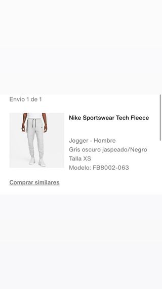 Pantalón Nike Tech Gris