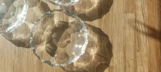 Set 6 piattini cristallo