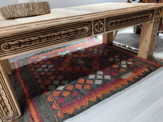 Mesa de centro de madera rústica