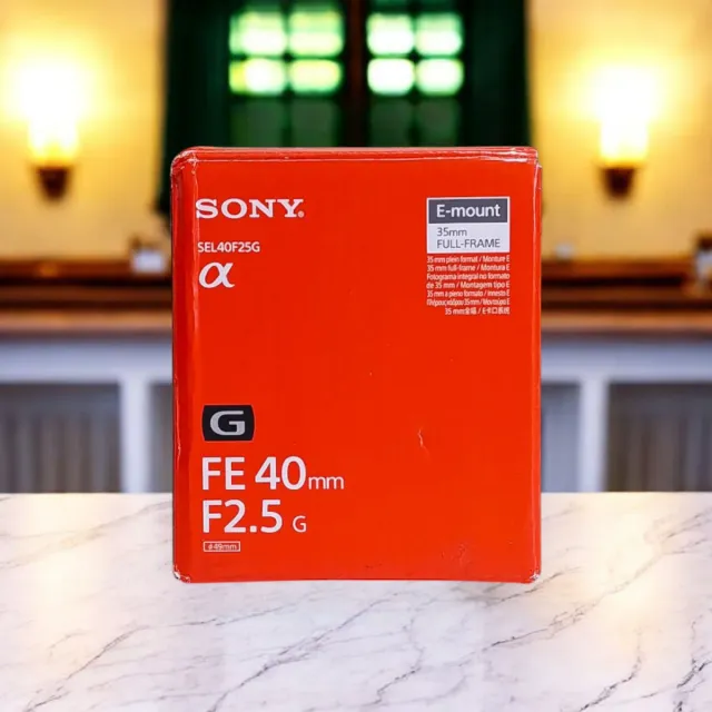 Objetivo Sony FE 40mm F2.5 G Full Frame